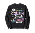 Proud Cousin Class 2026 Graduate Sweatshirt - Aesthetic Graphic Unisex - T-Shirt, Sweatshirt, Hoodie