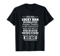 Lucky Proud Dad Awesome Daughter T-Shirt - Novelty Apparel for Adults - T-Shirt, Sweatshirt, Hoodie