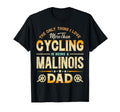 Funny Cycling Fathers Day Malinois Dad T-Shirt - Fun Novelty Design Unisex - T-Shirt, Sweatshirt, Hoodie
