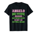 Badass Angelo Name Unique Nickname T-Shirt - Unique Graphic Men Women - T-Shirt, Sweatshirt, Hoodie