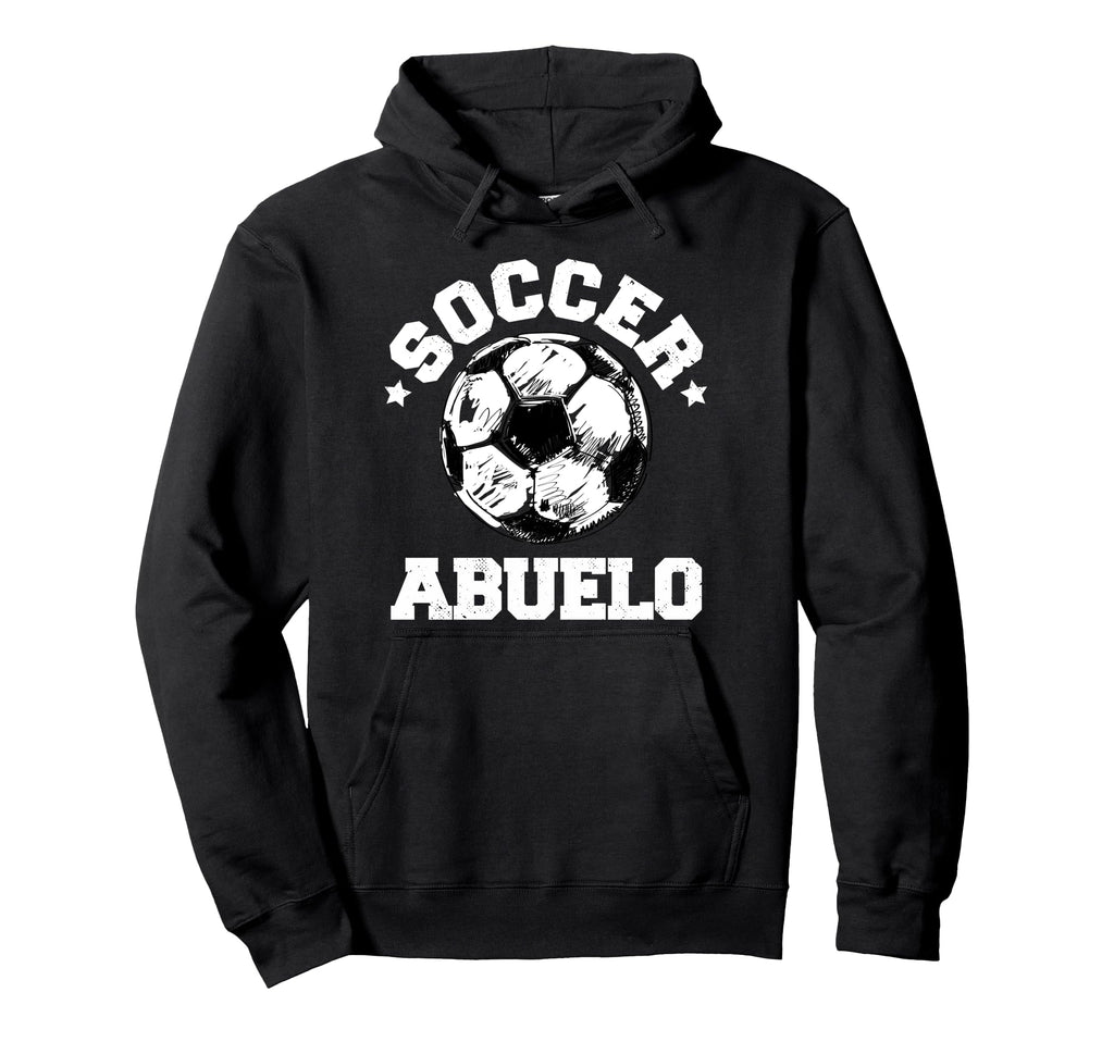 Soccer Abuelo Soccer Ball Distressed Funny Hoodie - Graphic Print Unisex - T-Shirt, Sweatshirt, Hoodie