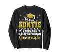 Proud Auntie 2026 Salutatorian Sweatshirt - Minimalist Print Men Women - T-Shirt, Sweatshirt, Hoodie
