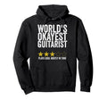 Worlds Okayest Guitarist Plays Loud Hoodie - Graphic Print Men Women - T-Shirt, Sweatshirt, Hoodie
