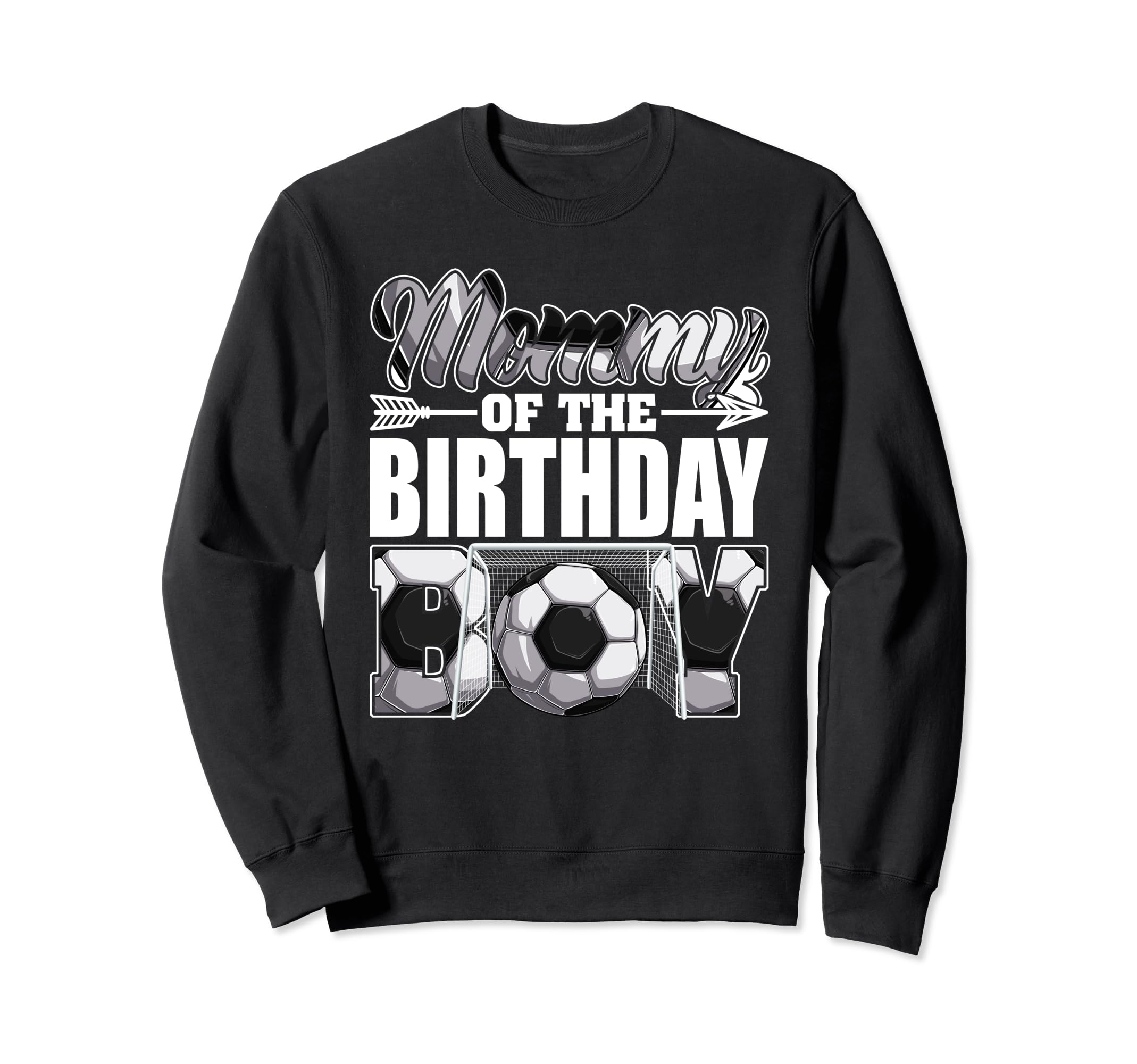 Mommy Birthday Soccer Matching Sweatshirt - Aesthetic Graphic Unisex - T-Shirt, Sweatshirt, Hoodie