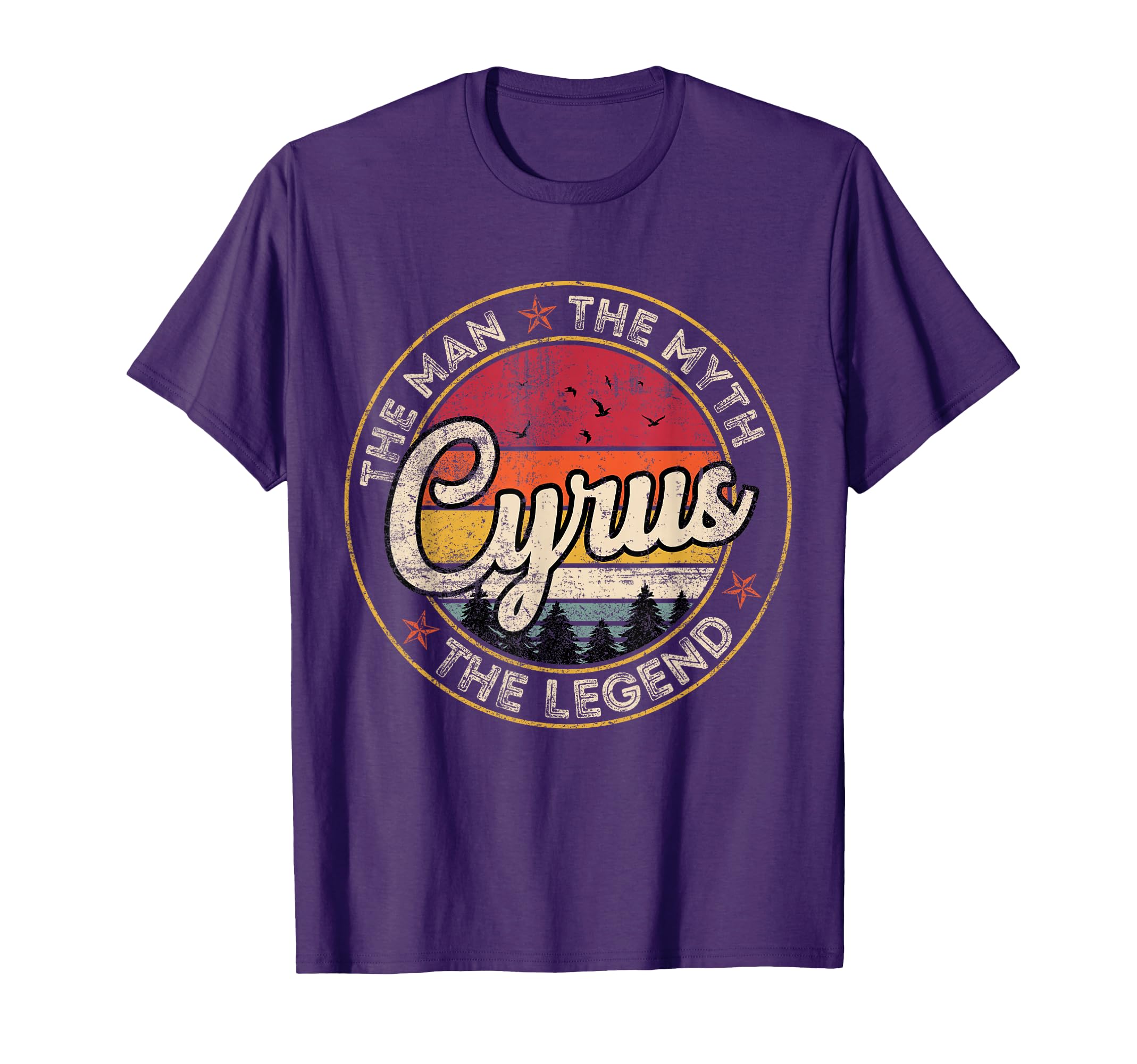 Cyrus Myth Legend Personalized Name T-Shirt - Graphic Print Unisex - T-Shirt, Sweatshirt, Hoodie
