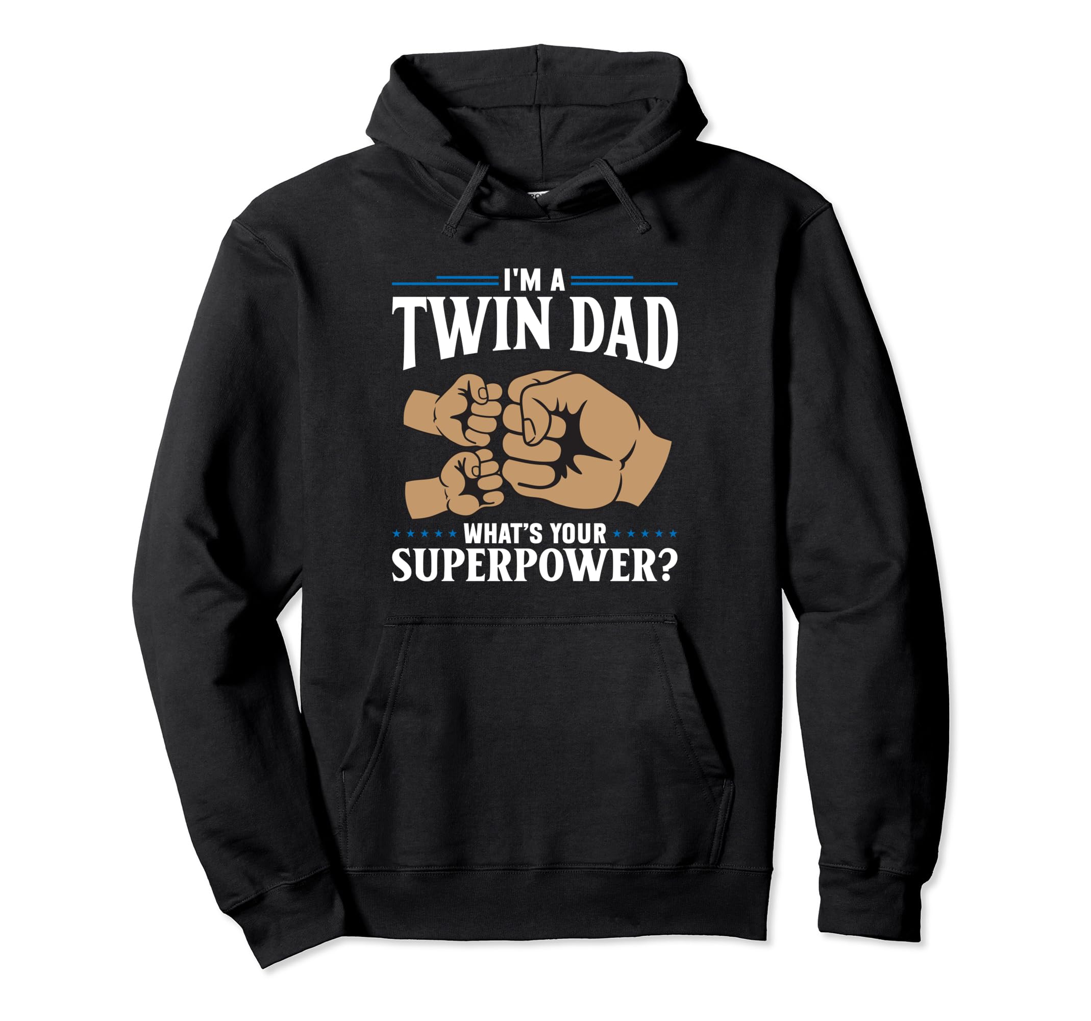 Dad Twins Father Two Im Twin Dad Hoodie - Trendy Graphic Unisex - T-Shirt, Sweatshirt, Hoodie