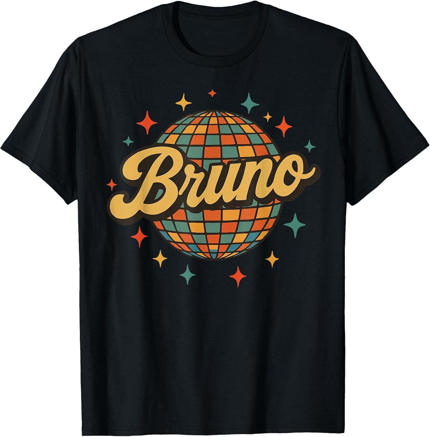 Vintage Bruno Personalized Name I Love 70's 80's - Adult & Kids T-Shirts, Sweatshirts & Hoodies apparel design preview 1