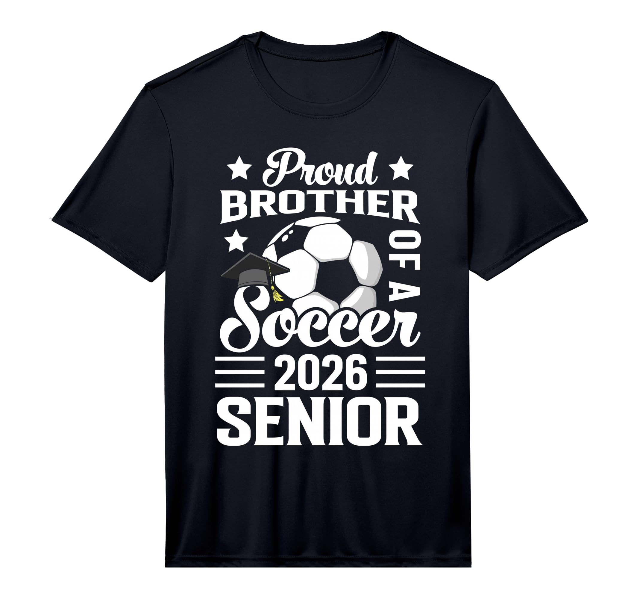 Proud Brother Soccer Senior 2026 T-Shirt - Graphic Print for Adults - T-Shirt, Sweatshirt, Hoodie
