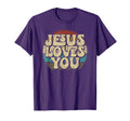 Jesus Loves You Womens T-Shirt - Aesthetic Graphic Men Women - T-Shirt, Sweatshirt, Hoodie