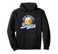 Busy Raising Ballers Volleyball Hoodie - Unique Graphic Men Women - T-Shirt, Sweatshirt, Hoodie