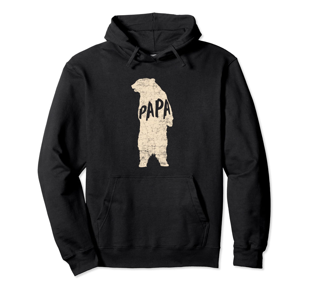 Big Papa Bear Hug Father Novelty Hoodie - Casual Everyday Wear Unisex - T-Shirt, Sweatshirt, Hoodie