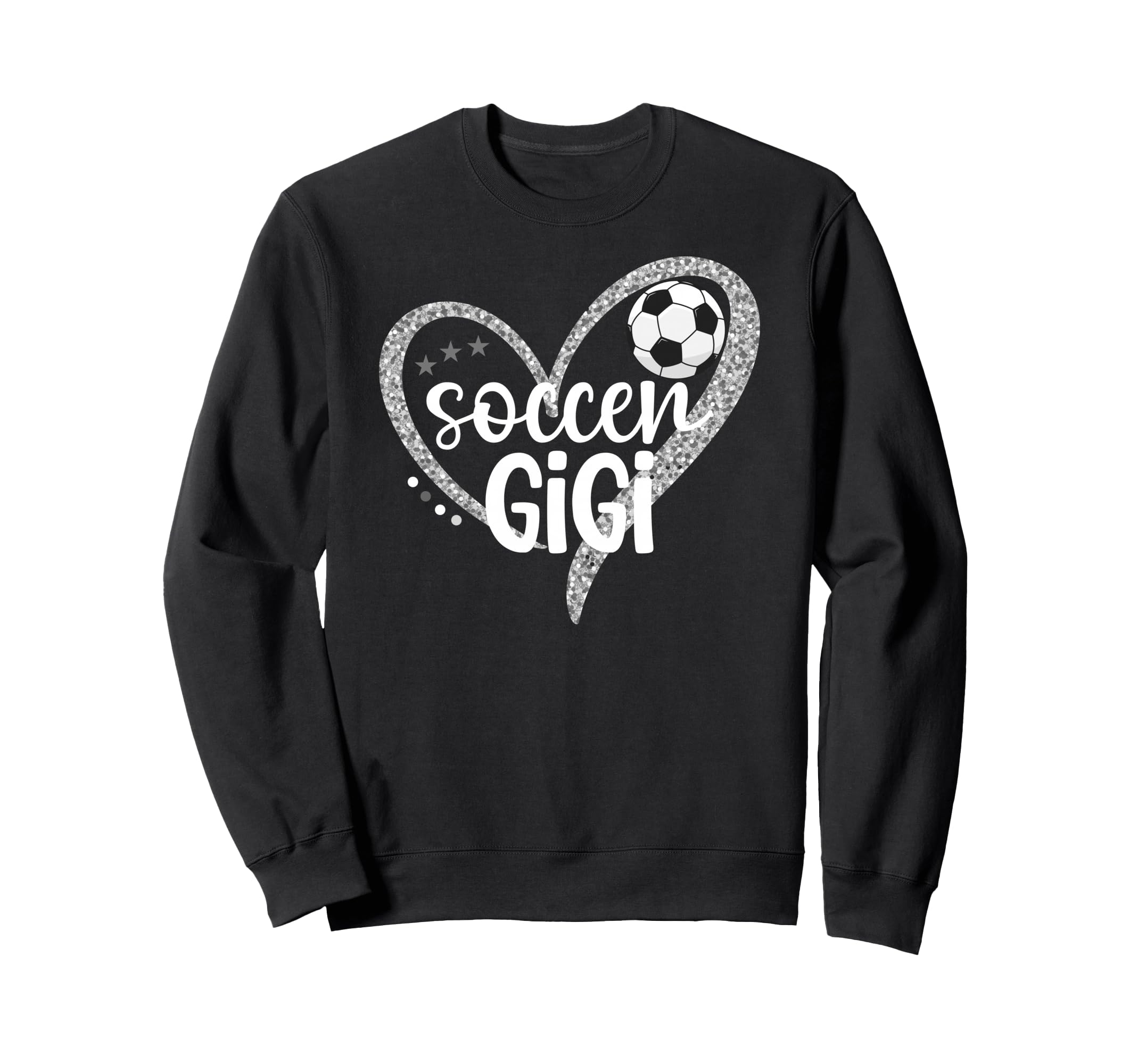 Soccer Gigi Heart Grandma Gigi Sweatshirt - Trendy Graphic for Adults - T-Shirt, Sweatshirt, Hoodie