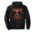Bearded Skeleton Trucker Life Truck Hoodie - Custom Art Print Men Women - T-Shirt, Sweatshirt, Hoodie