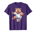 Funny Football Soccer Player Coach Teddy T-Shirt - Graphic Print Men Women - T-Shirt, Sweatshirt, Hoodie