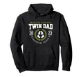 Twin Dad Est 2023 Twin Dad To Be Gifts Hoodie - Unique Graphic for Adults - T-Shirt, Sweatshirt, Hoodie