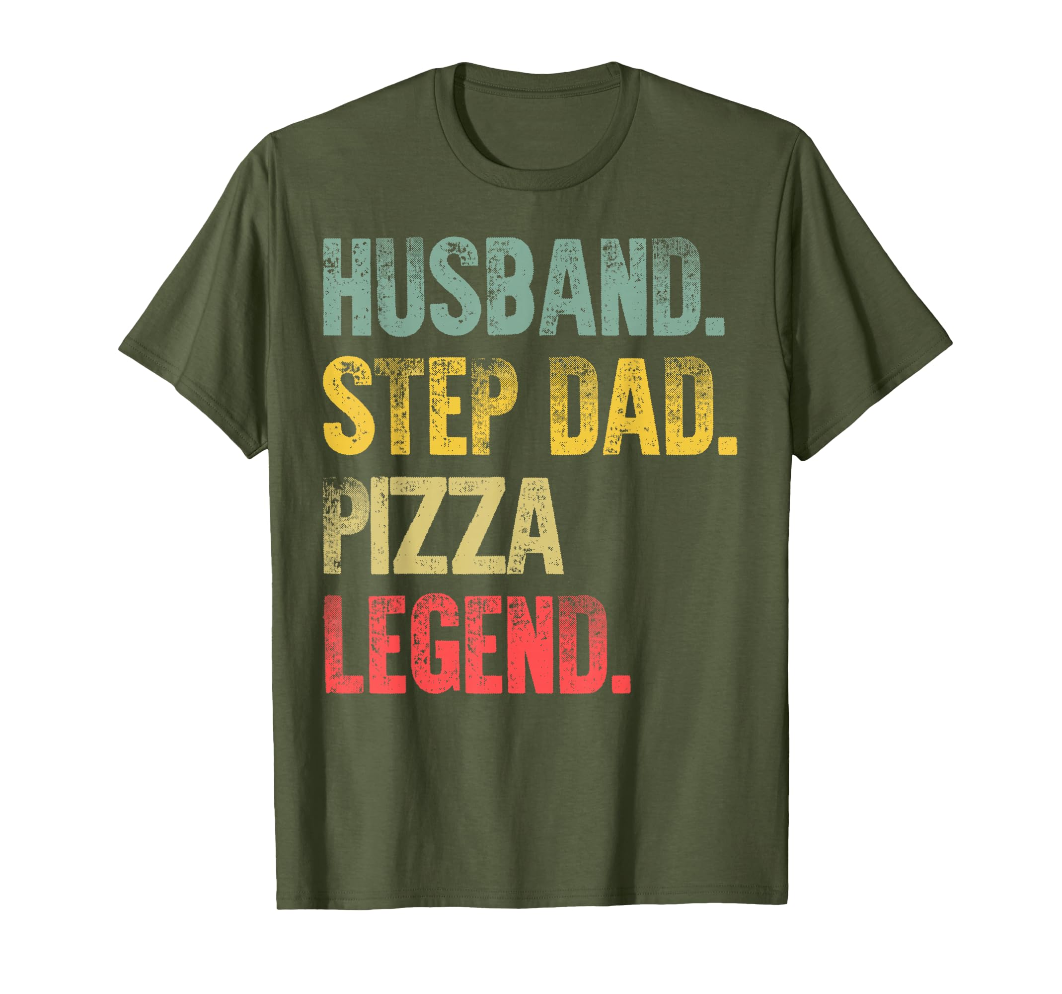 Funny Husband Step Dad Pizza T-Shirt - Casual Everyday Wear for Adults - T-Shirt, Sweatshirt, Hoodie