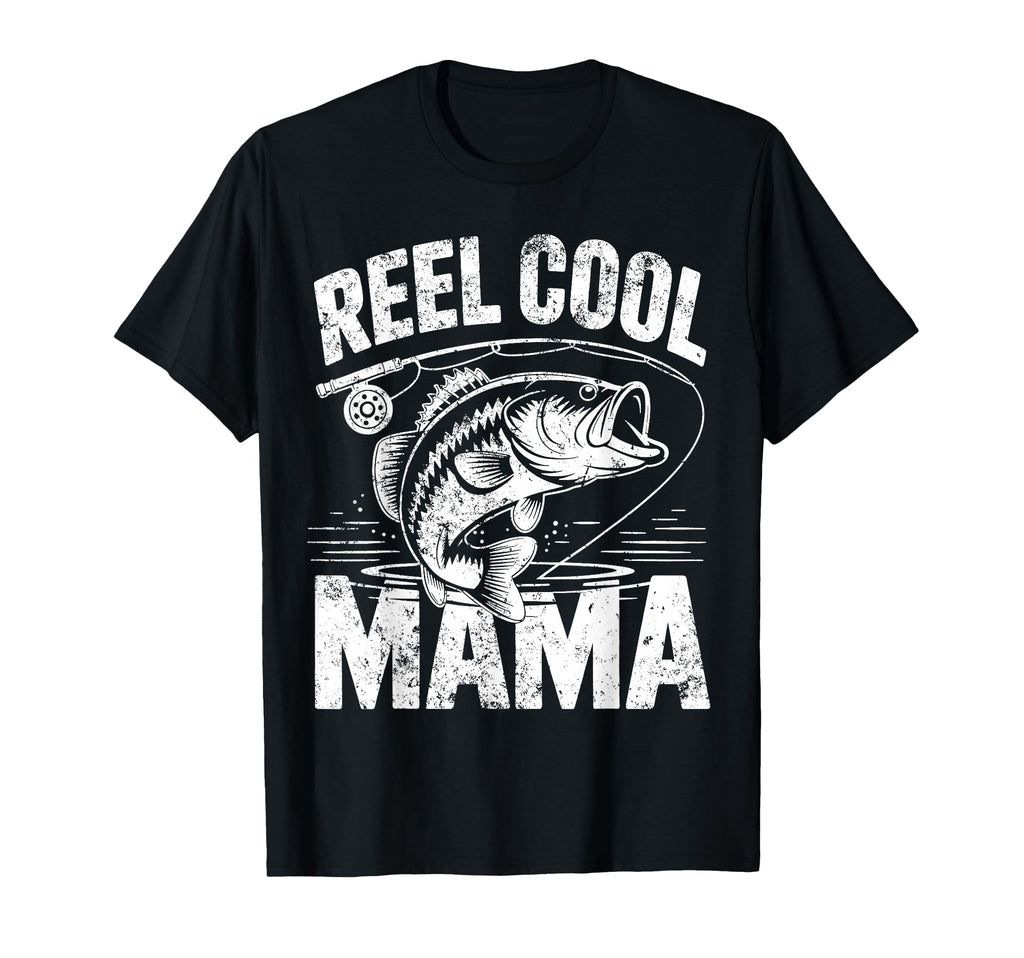 Reel Mama Fishing Mom Gifts Mothers Day T-Shirt - Graphic Print for Adults - T-Shirt, Sweatshirt, Hoodie