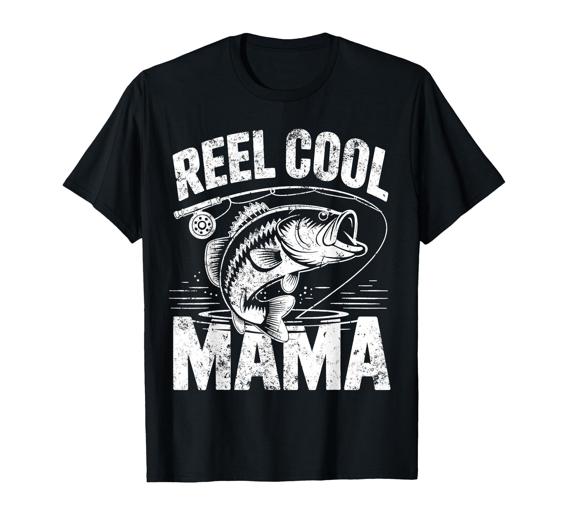 Reel Mama Fishing Mom Gifts Mothers Day T-Shirt - Graphic Print for Adults - T-Shirt, Sweatshirt, Hoodie