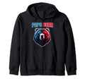 Patriotic Papa Bear Fathers Day Sweatshirt - Trendy Graphic Men Women - T-Shirt, Sweatshirt, Hoodie