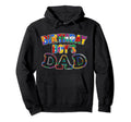 Birthday Dad Building Blocks Hoodie - Trendy Graphic Men Women - T-Shirt, Sweatshirt, Hoodie