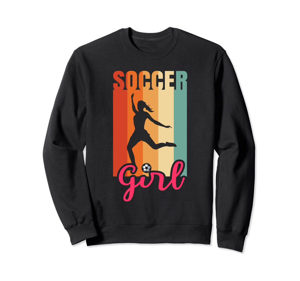 Female Soccer Player Athletic T-Shirt - Trendy Graphic for Adults - T-Shirt, Sweatshirt, Hoodie