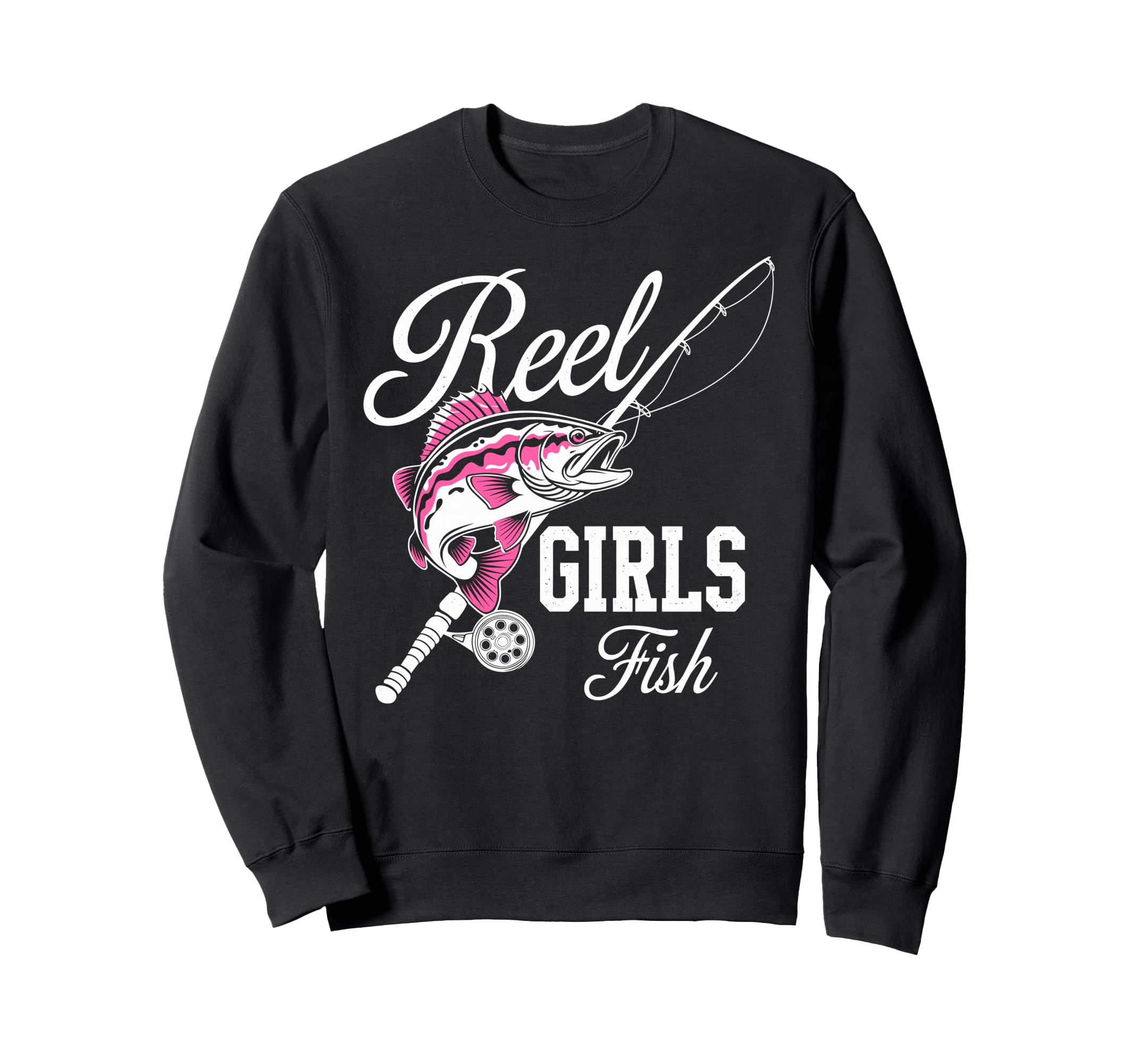 Reel Fish Fisher Mom Bass Sweatshirt - Casual Everyday Wear for Adults - T-Shirt, Sweatshirt, Hoodie
