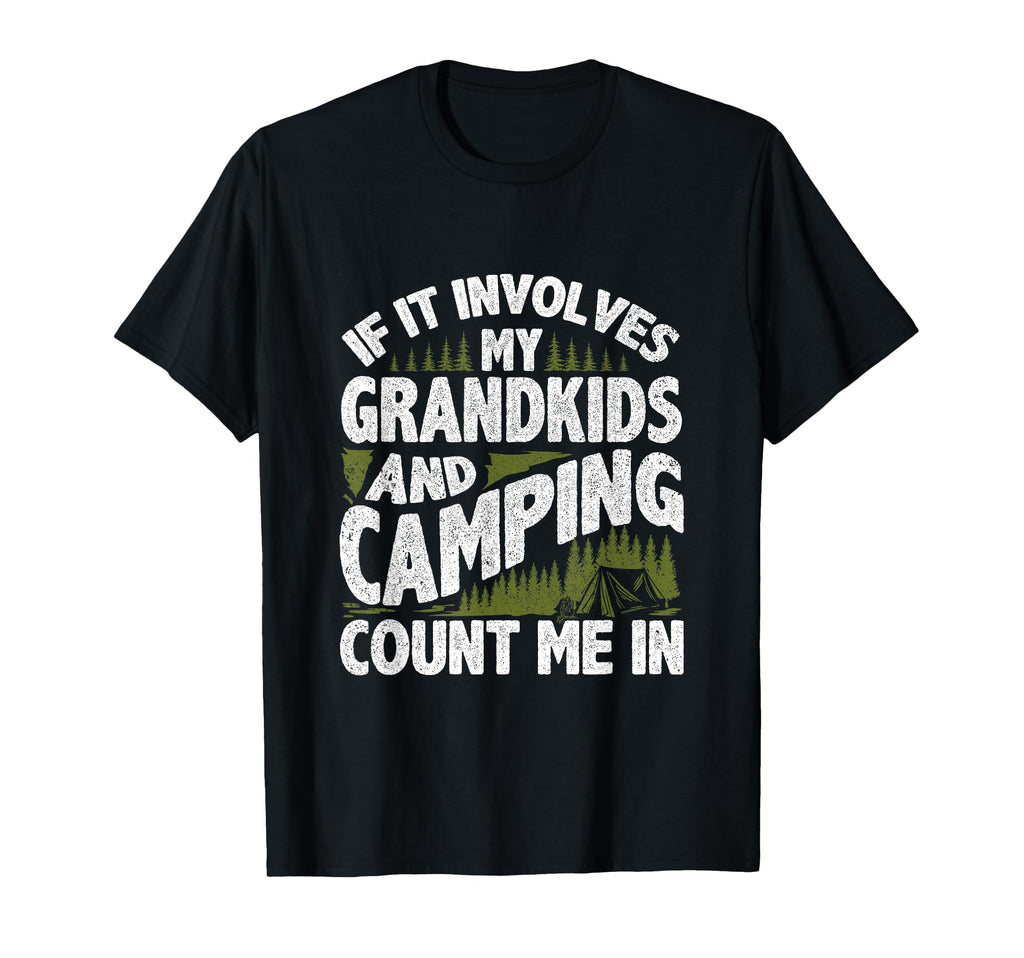 Camping Grandpa Camper Rv Camping T-Shirt - Casual Everyday Wear Unisex - T-Shirt, Sweatshirt, Hoodie