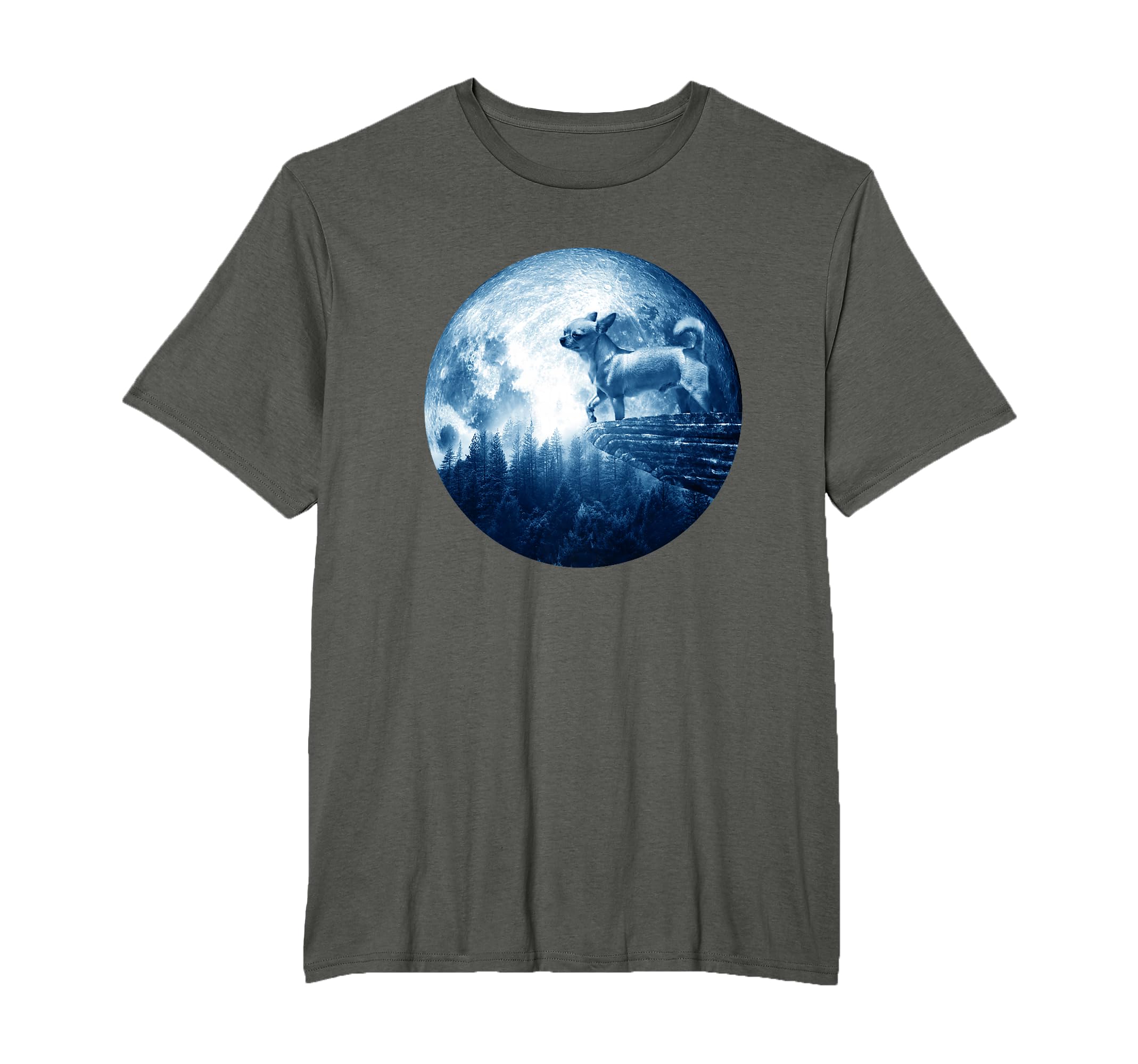 Chihuahua Smooth Coat Dog Moon Dog T-Shirt - Streetwear Style for Adults - T-Shirt, Sweatshirt, Hoodie