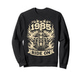 Biker 1985 Ride Birthday Sweatshirt - Casual Everyday Wear Men Women - T-Shirt, Sweatshirt, Hoodie