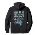 Funny Born To Go Fishing Bass Fish Hoodie - Unique Graphic for Adults - T-Shirt, Sweatshirt, Hoodie