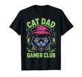 Gamer Gaming Cat Father Video Game Sweatshirt - Minimalist Print Men Women - T-Shirt, Sweatshirt, Hoodie