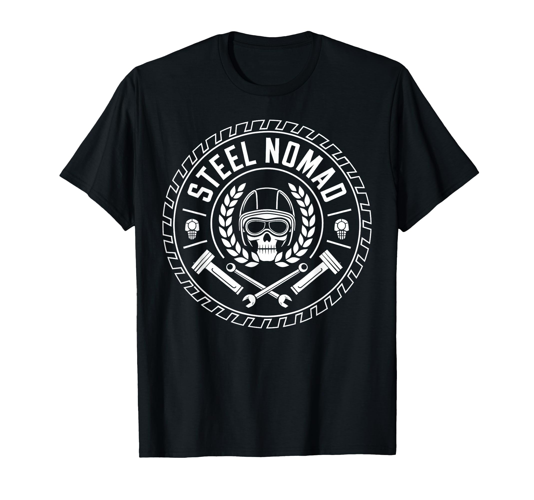 Steel Nomad Motorcycle Grandpa Dad T-Shirt - Fun Novelty Design Men Women - T-Shirt, Sweatshirt, Hoodie