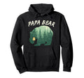 Papa Bear Bear Woods Dad Hoodie - Streetwear Style for Adults - T-Shirt, Sweatshirt, Hoodie