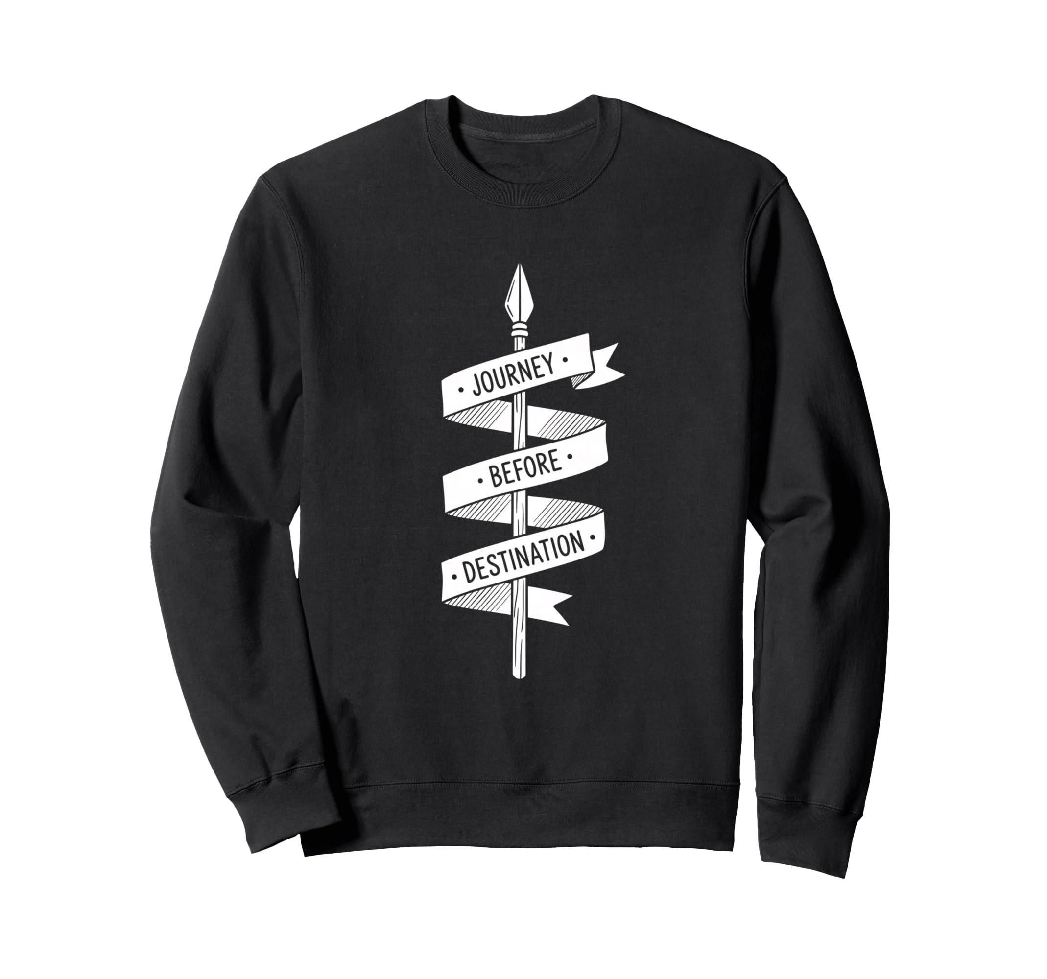 Journey Before Destination Dad Sweatshirt - Aesthetic Graphic Unisex - T-Shirt, Sweatshirt, Hoodie