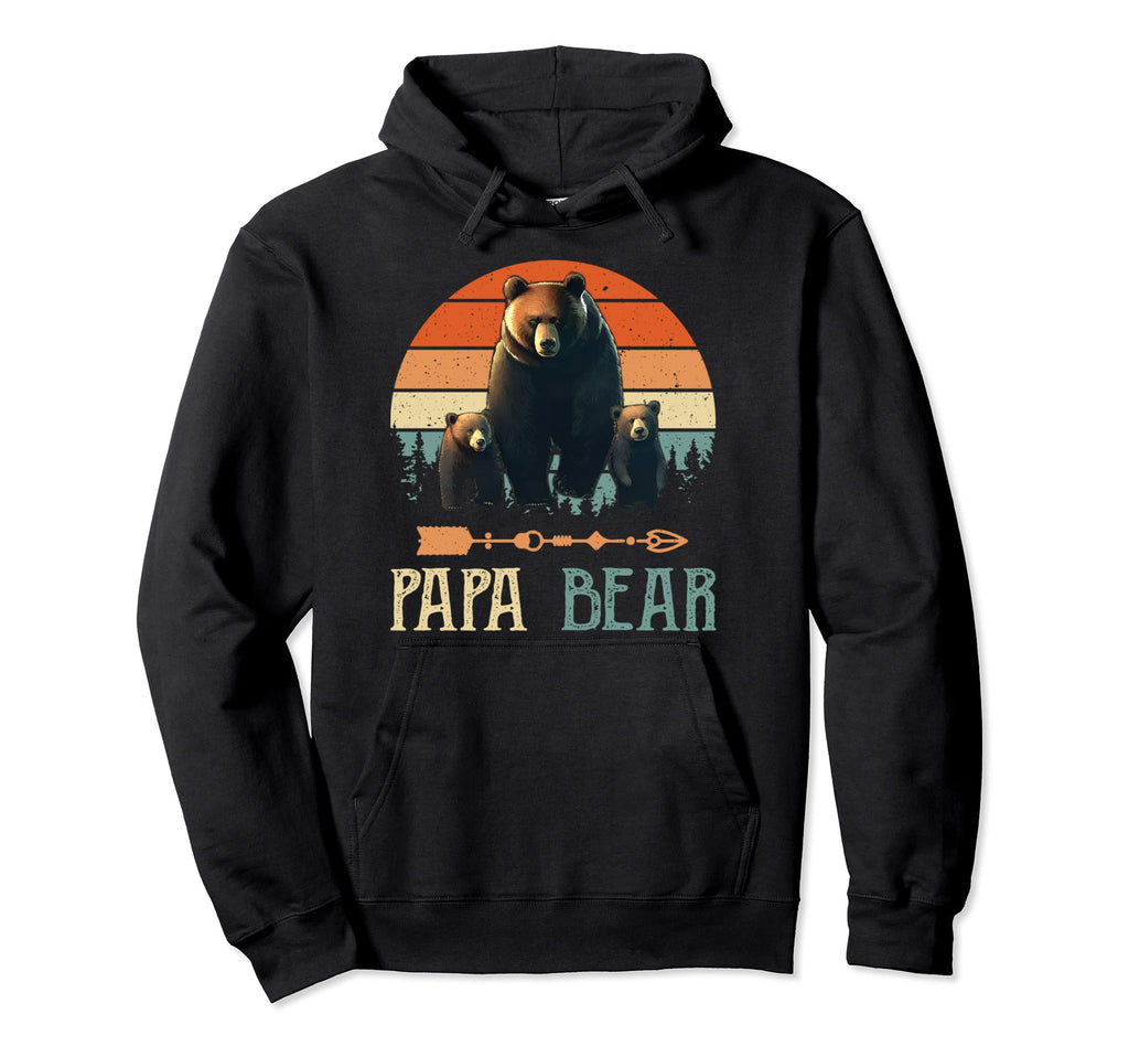 Funny Father To Be Papa Bear Hoodie - Fun Novelty Design for Adults - T-Shirt, Sweatshirt, Hoodie