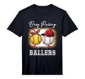 Busy Raising Ballers Baseball Softball T-Shirt - Novelty Apparel Men Women - T-Shirt, Sweatshirt, Hoodie