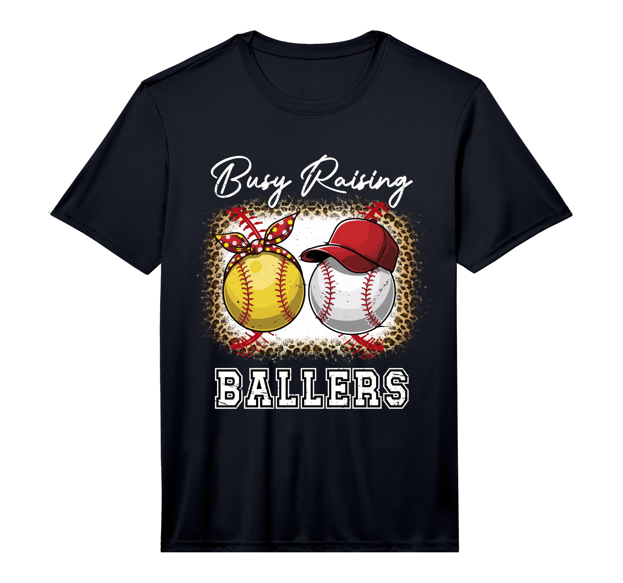 Busy Raising Ballers Baseball Softball T-Shirt - Novelty Apparel Men Women - T-Shirt, Sweatshirt, Hoodie