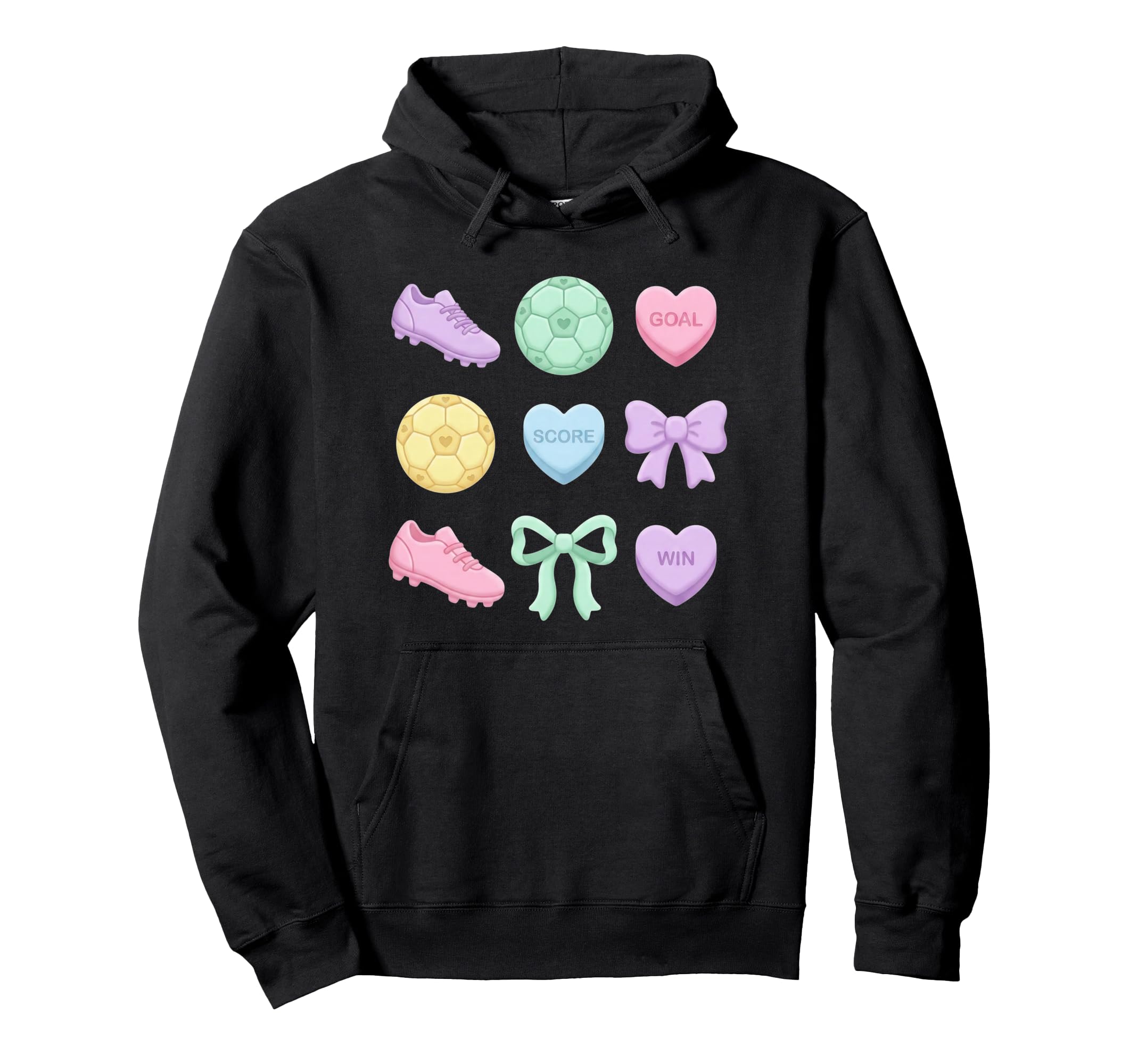 Soccer Soccer Lovers Soccer Players Hoodie - Casual Everyday Wear Men Women - T-Shirt, Sweatshirt, Hoodie