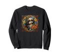 Beautiful Womens Floral Art Shih Sweatshirt - Streetwear Style Men Women - T-Shirt, Sweatshirt, Hoodie