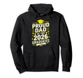 Proud Dad Two 2026 Graduates Class 2026 Hoodie - Unique Graphic for Adults - T-Shirt, Sweatshirt, Hoodie