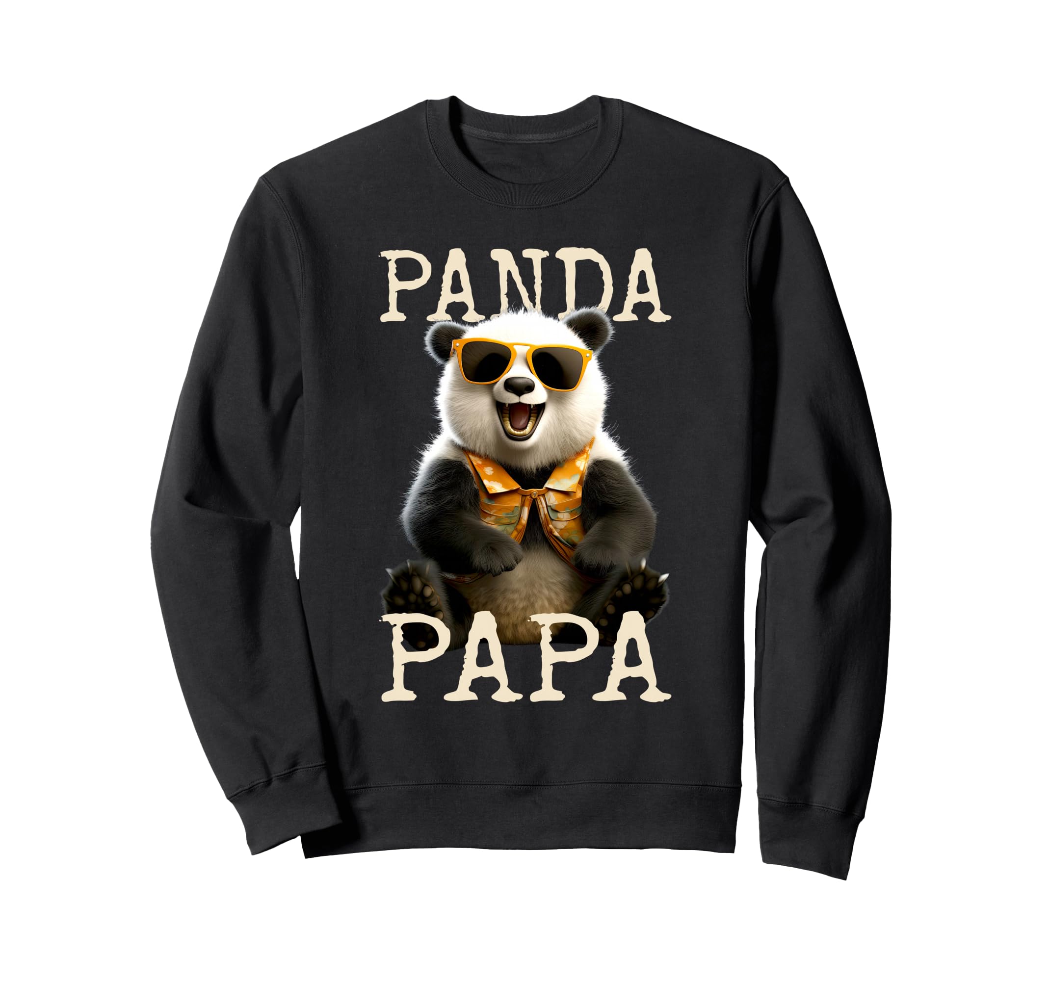 Panda Papa Daddy Pandas Dad Sweatshirt - Streetwear Style Men Women - T-Shirt, Sweatshirt, Hoodie