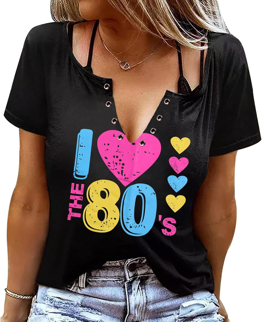 80s Outfit for Women I Love The Fashion Themed - Adult & Kids T-Shirts, Sweatshirts & Hoodies apparel design preview 1
