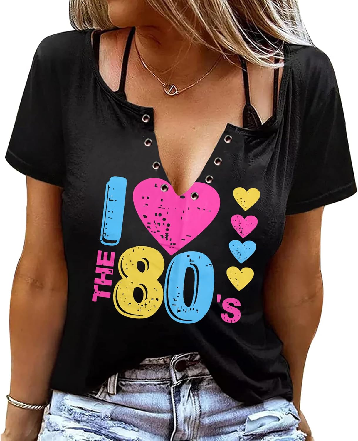 80s Outfit for Women I Love The Fashion Themed - Adult & Kids T-Shirts, Sweatshirts & Hoodies apparel design preview 1