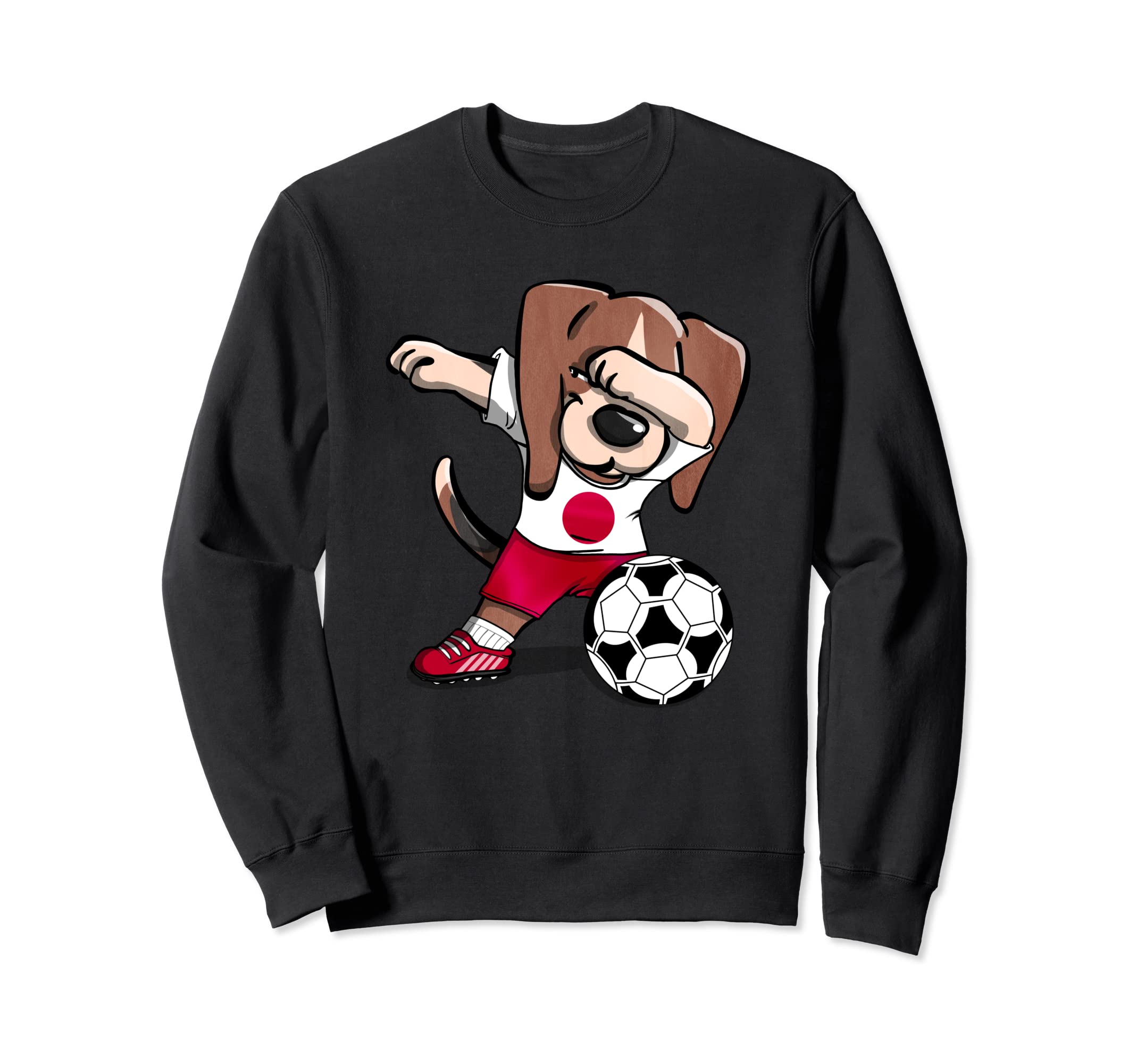 Funny Dabbing Beagle Dog Japan Sweatshirt - Custom Art Print Men Women - T-Shirt, Sweatshirt, Hoodie