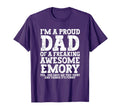 Dad Emory Personalized Name Funny T-Shirt - Minimalist Print Men Women - T-Shirt, Sweatshirt, Hoodie
