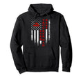 Usa American Flag Best Trucker Dad Ever Hoodie - Aesthetic Graphic Unisex - T-Shirt, Sweatshirt, Hoodie