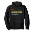 Dad Grillmaster Lawnmower Legend Hoodie - Streetwear Style Men Women - T-Shirt, Sweatshirt, Hoodie