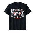 Baseball Poppa Baseball Lover Fathers Day T-Shirt - Minimalist Print Unisex - T-Shirt, Sweatshirt, Hoodie
