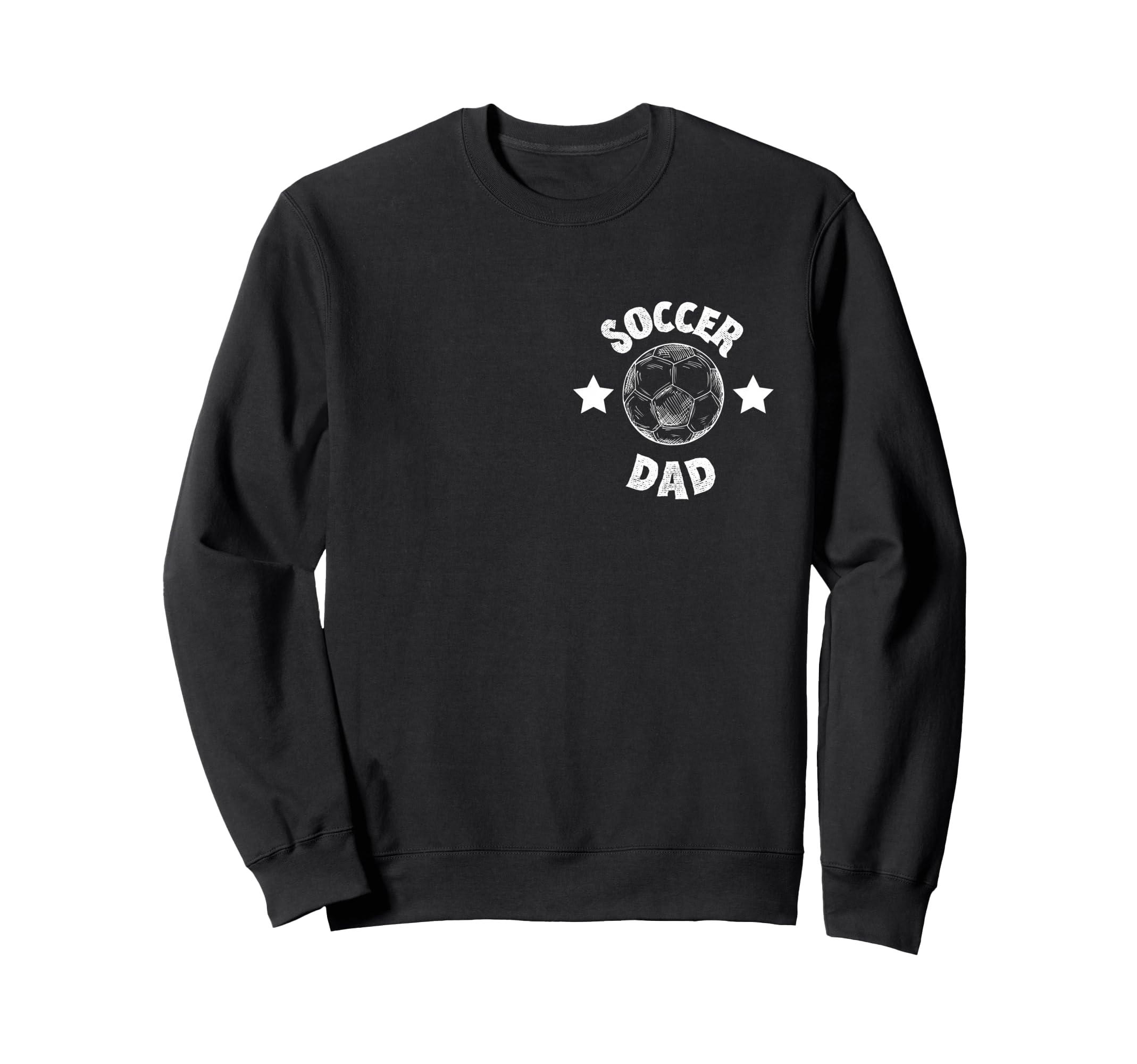 Mens Soccer Dad Family Football Sweatshirt - Minimalist Print Men Women - T-Shirt, Sweatshirt, Hoodie