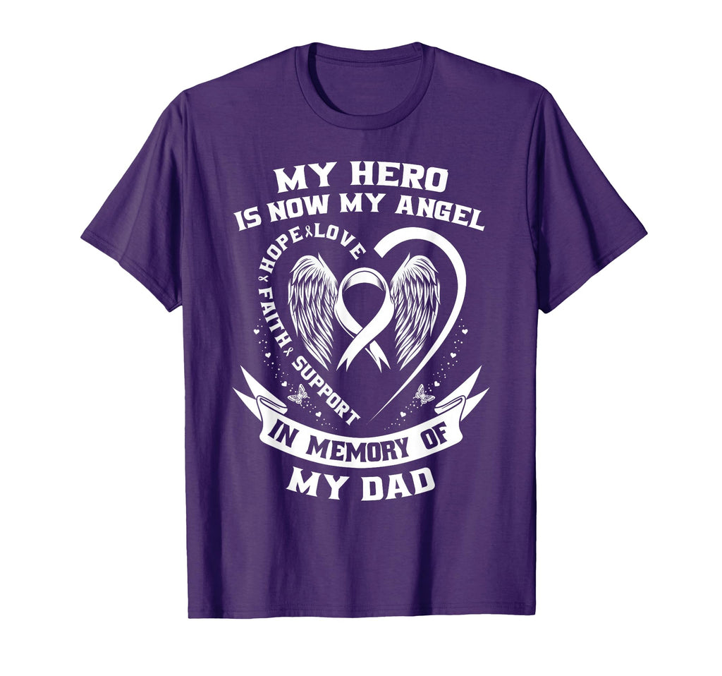 Lung Cancer Awareness Shirts Dad My T-Shirt - Graphic Print for Adults - T-Shirt, Sweatshirt, Hoodie